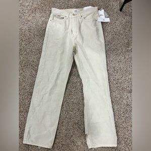 BDG/Urban Outfitters Cream Colored 90’s Cowboy Jeans